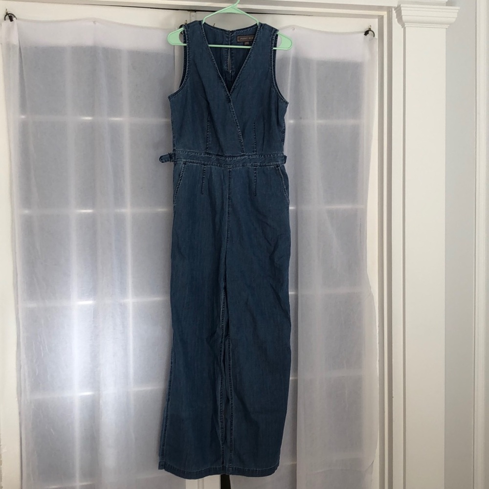 J. Crew x Point Sur wide-leg tailored jumpsuit